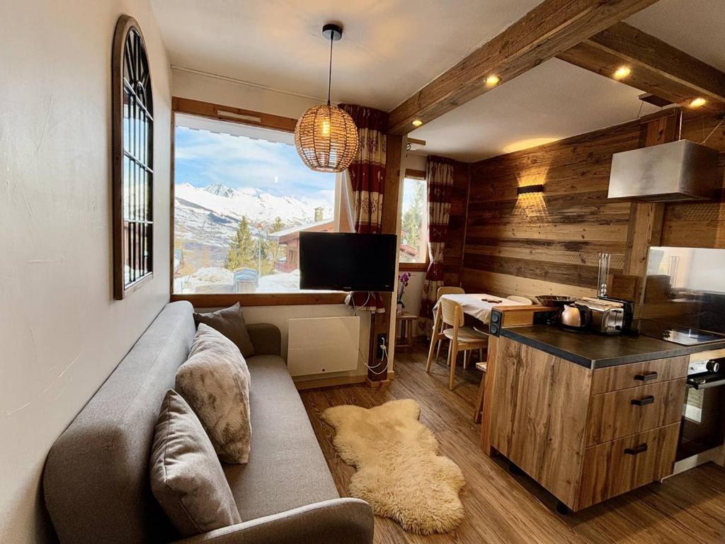 Appartement cosy 4 pers, 2 ch, proche pistes, balcon - 1