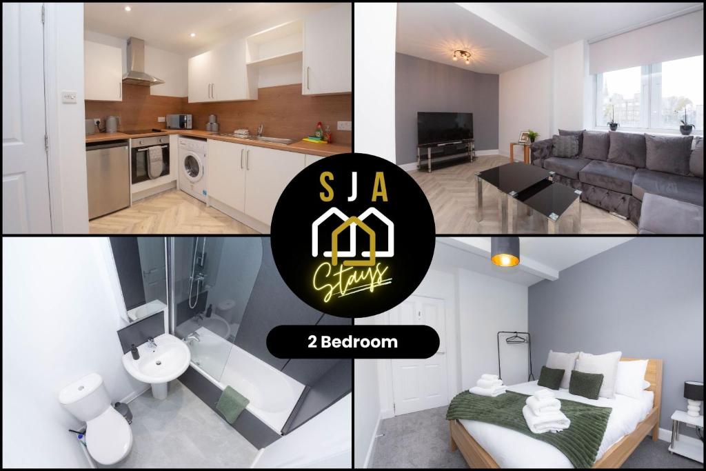 Tiramisu House - SJA Stays - 2 Bed Apartment, Aberdeen