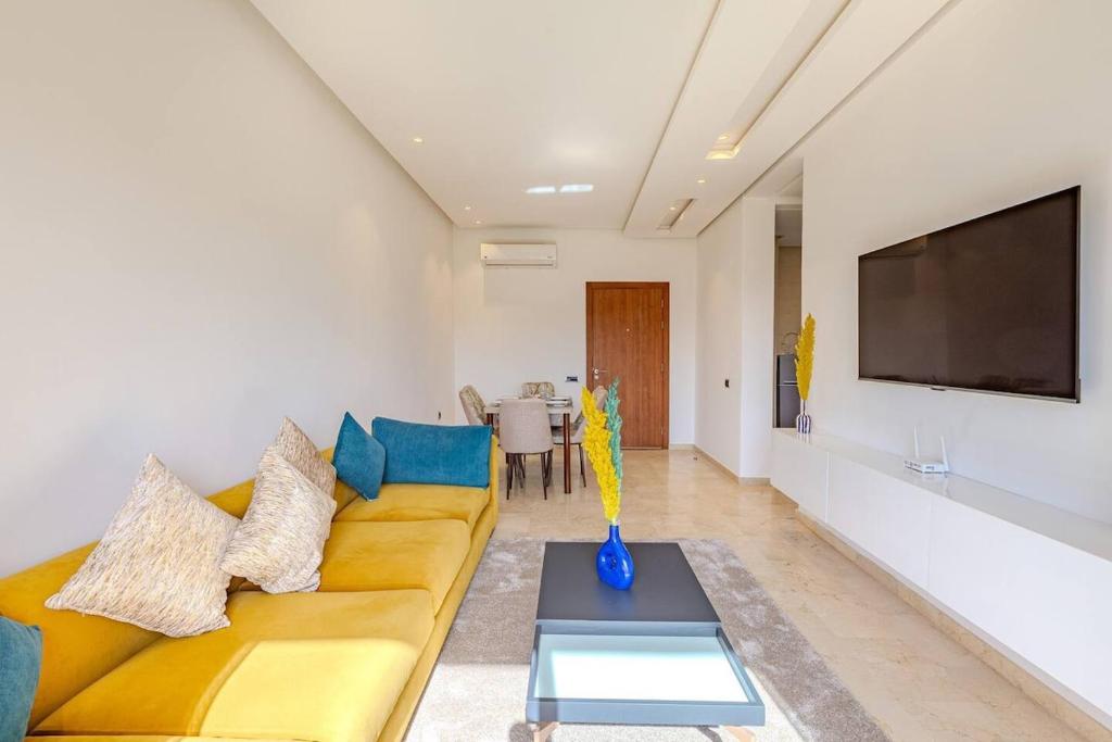 New! Appt Moderne Jubaea avec parking & wifi, Marrakech