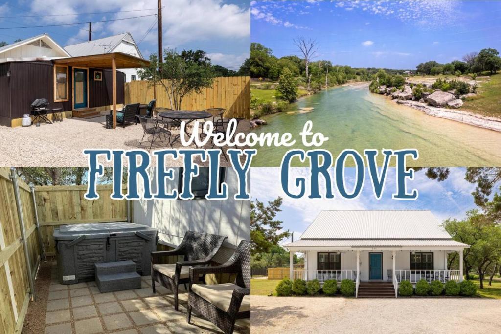 River Access Firefly Grove Main and Guest Houses, Wimberley