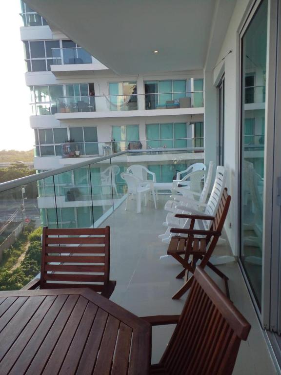2MV-5G Apartamento de 2 Alc Vista al mar con A A Piscina y Wifi - 1