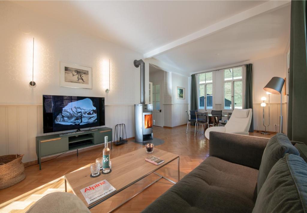 Chalet Hunnenfluh Garden Apartment - 3