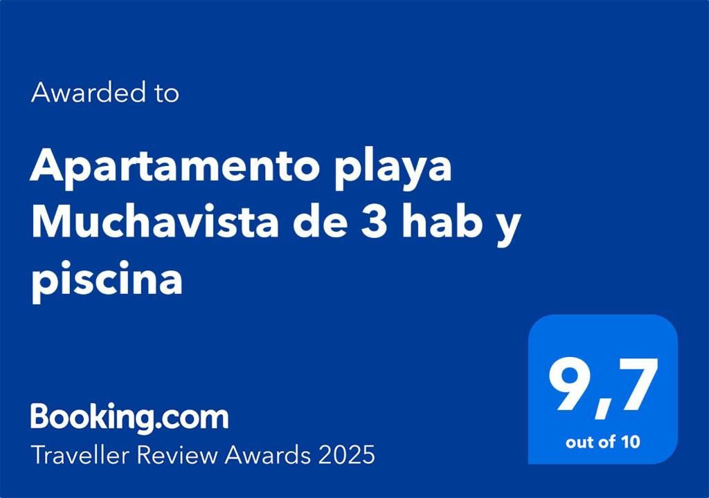 Apartamento playa Muchavista de 3 hab y piscina - 4