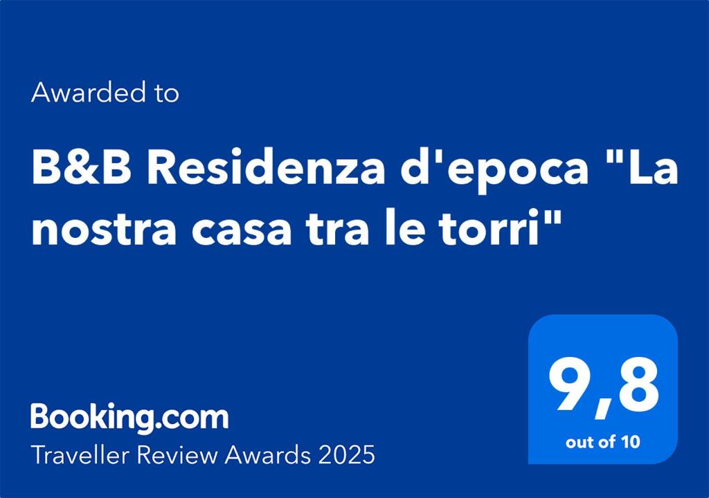 B&B Residenza d'epoca "La nostra casa tra le torri" - 3