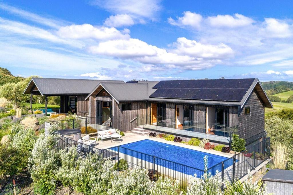 Villa Obsidian including Obsidian Yurts by Waiheke Pure, Waiheke Island