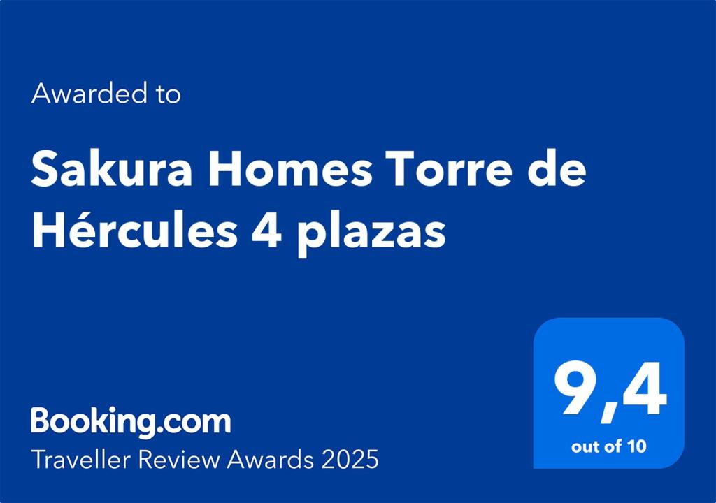 Sakura Homes Torre de Hércules 4 plazas - 2