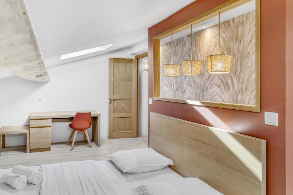 2 Bed - Ascenseur - 2 min du Palais - Climatisé - 1