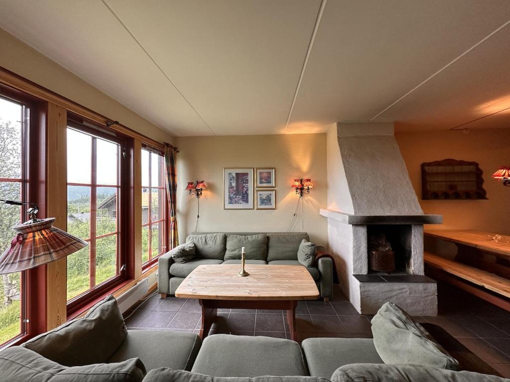 Central Apartment with Garage, Views, Ski in and out, Beitostøl