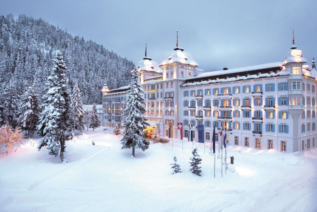 Exterior view, Grand Hotel des Bains Kempinski St. Moritz in Saint Moritz