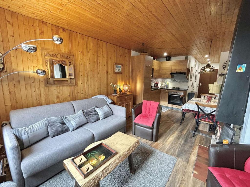 Appartement 2 Pièces + Coin Nuit, 4-6 Couchages avec Balcon et Parking à Megève - FR-1-597-191 - 1