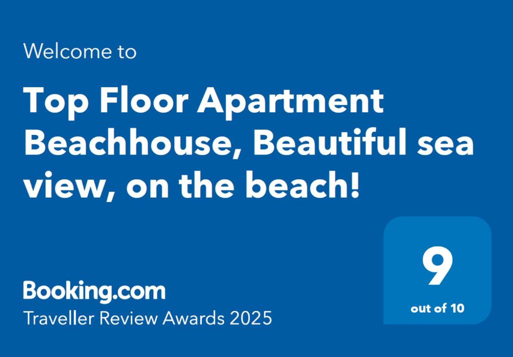 Top Floor Apartment Beachhouse, Beautiful sea view, on the beach! - 4