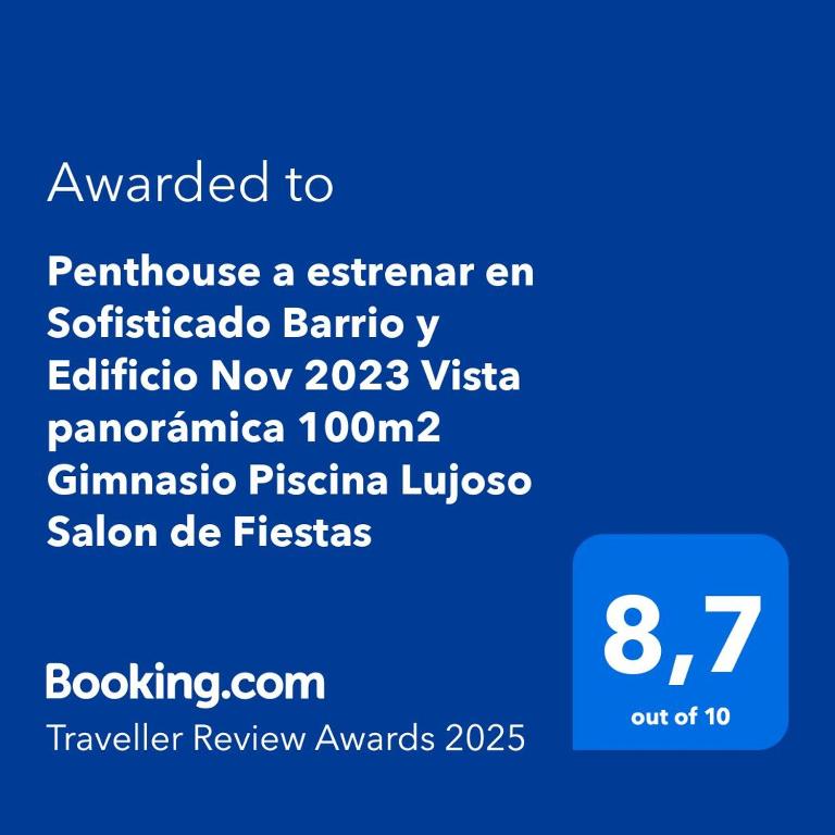 Penthouse a estrenar en Sofisticado Barrio y Edificio Vista panorámica 100m2 Gimnasio Piscina Lujoso Salon de Fiestas - 2