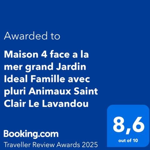 Maison indivi 4-6 Pers face a la mer grand Jardin Ideal Famille avec Animaux Saint Clair Le Lavandou - 4