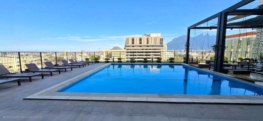 Cómodo y lujoso apartamento frente a Macroplaza, Monterrey