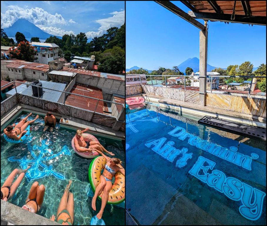View, Dreamboat Hostel in Panajachel