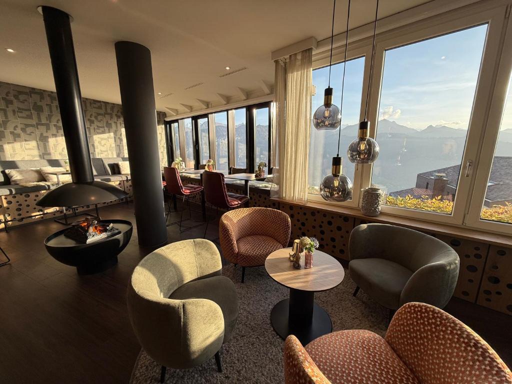 Wohnung mit See und Bergsicht im vier Sterne Hotel 전경