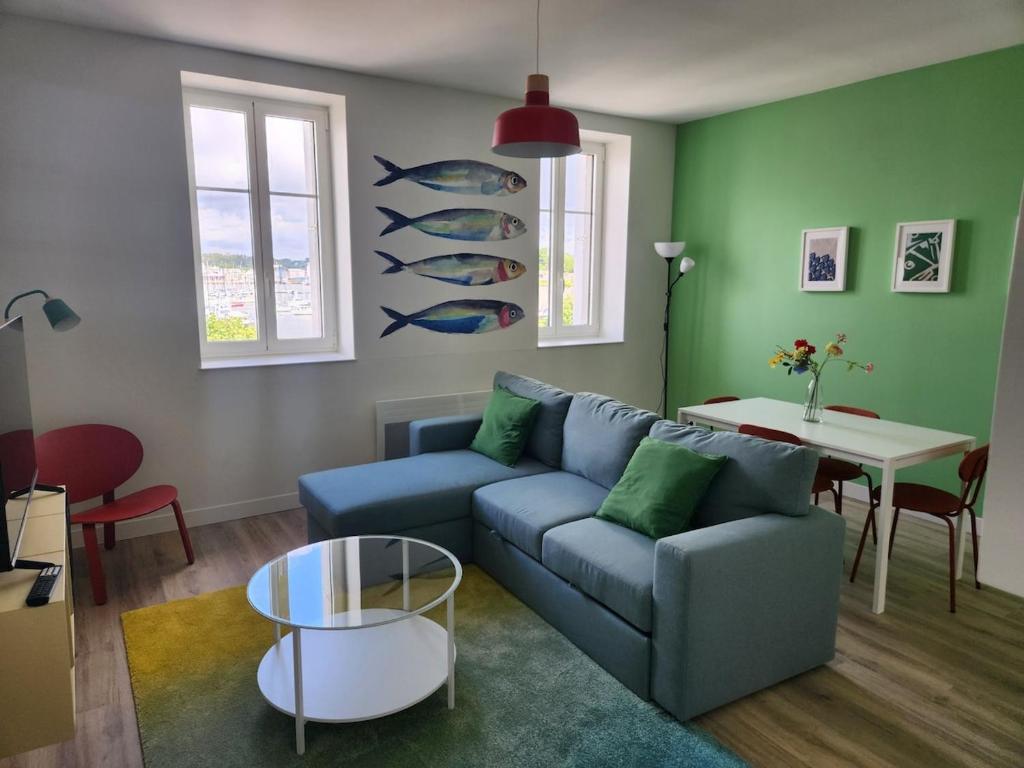 3- Vue sur le port, la ville close, confort, WIFI, Concarneau