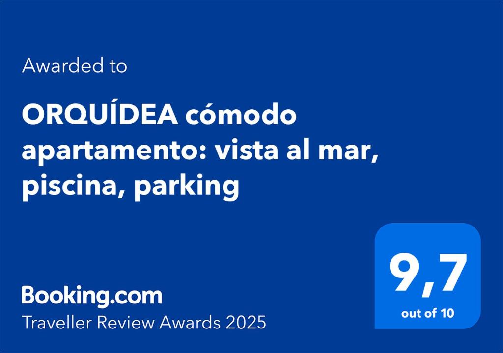 ORQUÍDEA cómodo apartamento: vista al mar, piscina, parking - 2