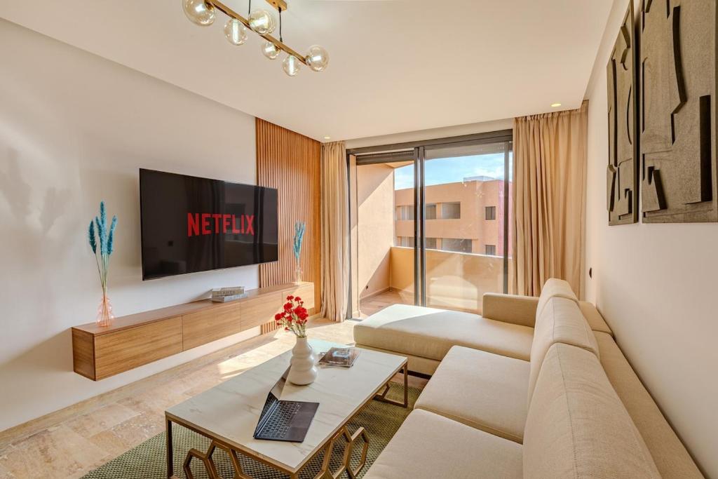 Elegant 2BR apartment in Gueliz, Marakéš