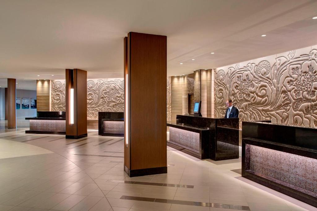 Lobby, Houston Airport Marriott at George Bush Intercontinental in Houston (TX)