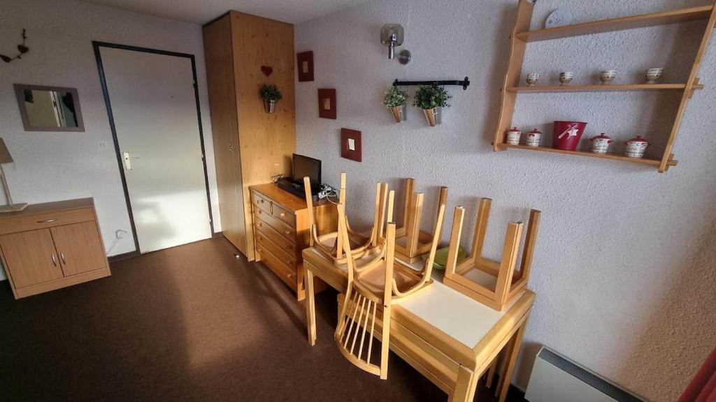 Studio Vue Montagne, Skis aux pieds, Garage inclus - 5