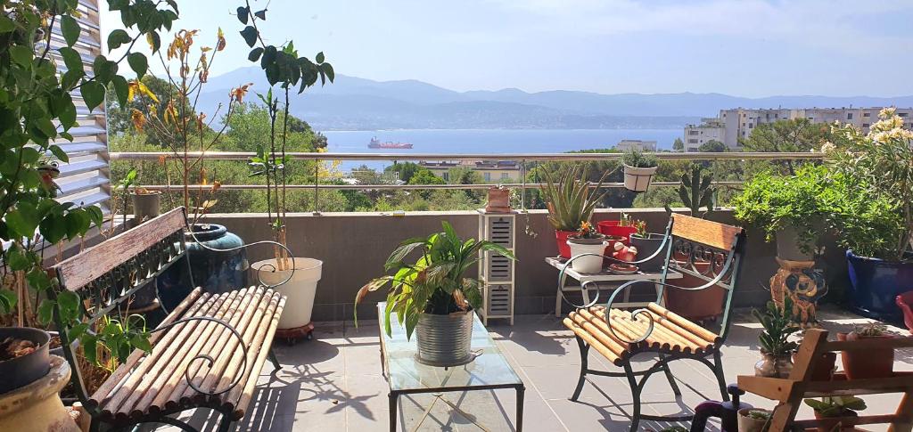 T3 vue mer proche plage, Ajaccio