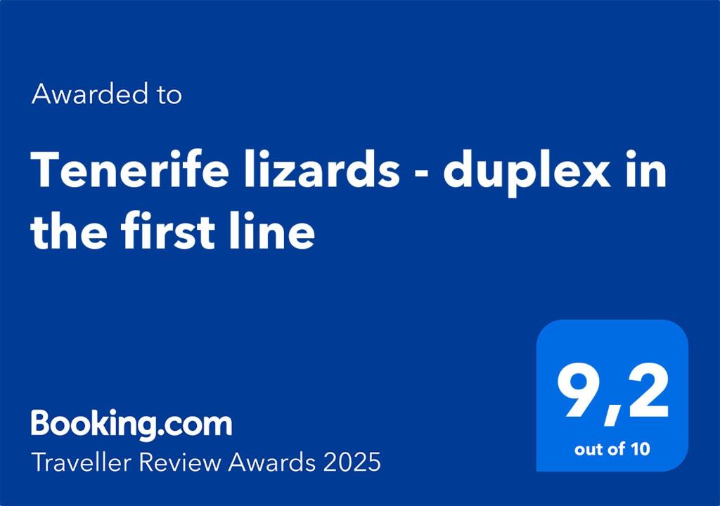 Tenerife lizards - duplex in the first line - 4