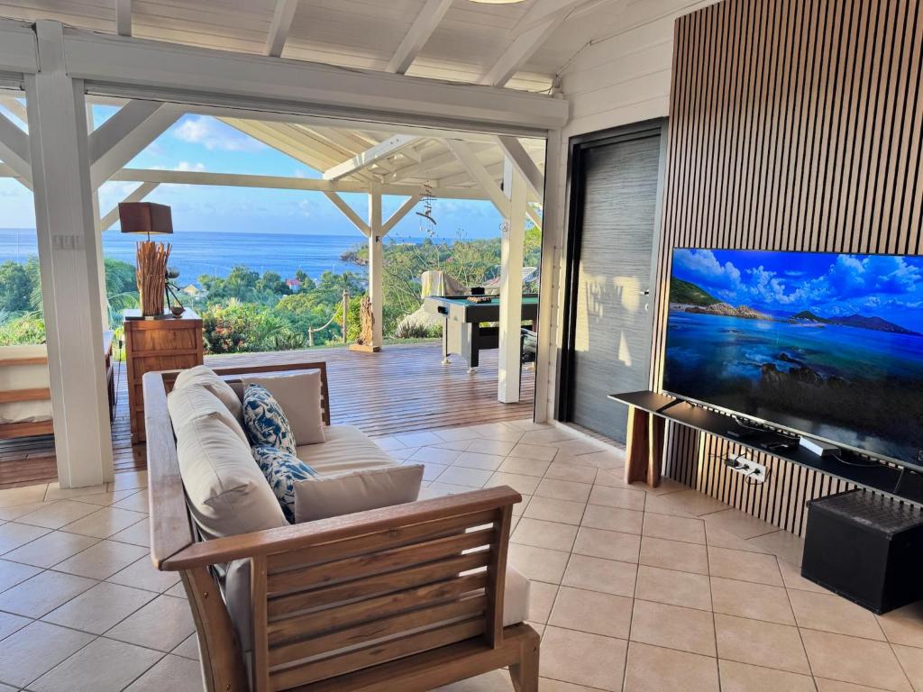 Villa Franco - Plage de Leroux à 600m - Vue mer exceptionnelle, Deshaies