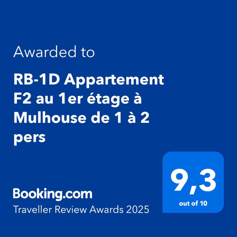 RB-1D Joli 2 pièces tout équipé au 1er étage - 1 à 2 pers - 5
