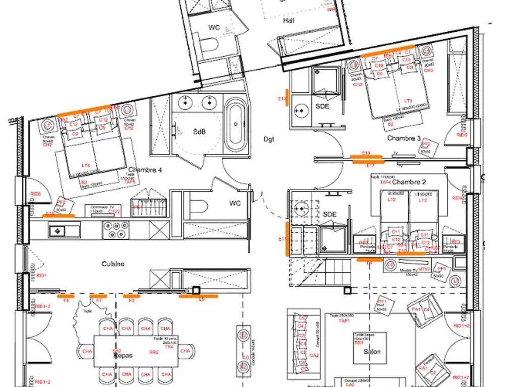Spacieux appartement 5 pièces à Courchevel, 11 pers. - FR-1-562-31 - 3