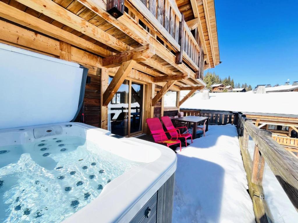 Chalet Kinou - Chalet au coeur de l' Espace Diamant avec jacuzzi MAE-8904 - 5