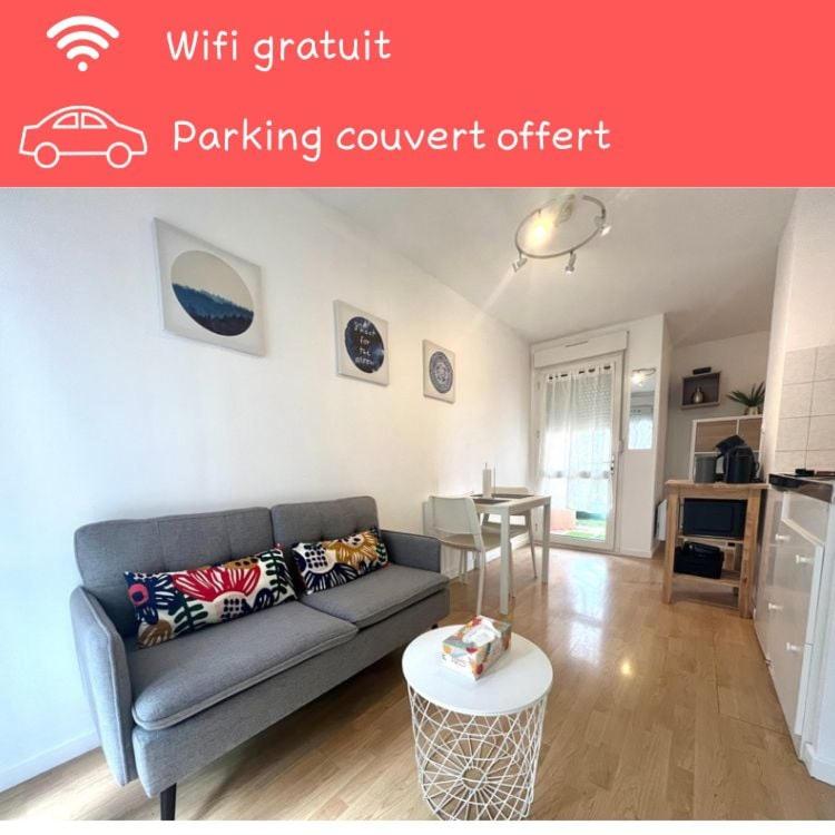 Charming T1 - Parking - Metro St Agne, Toulouse