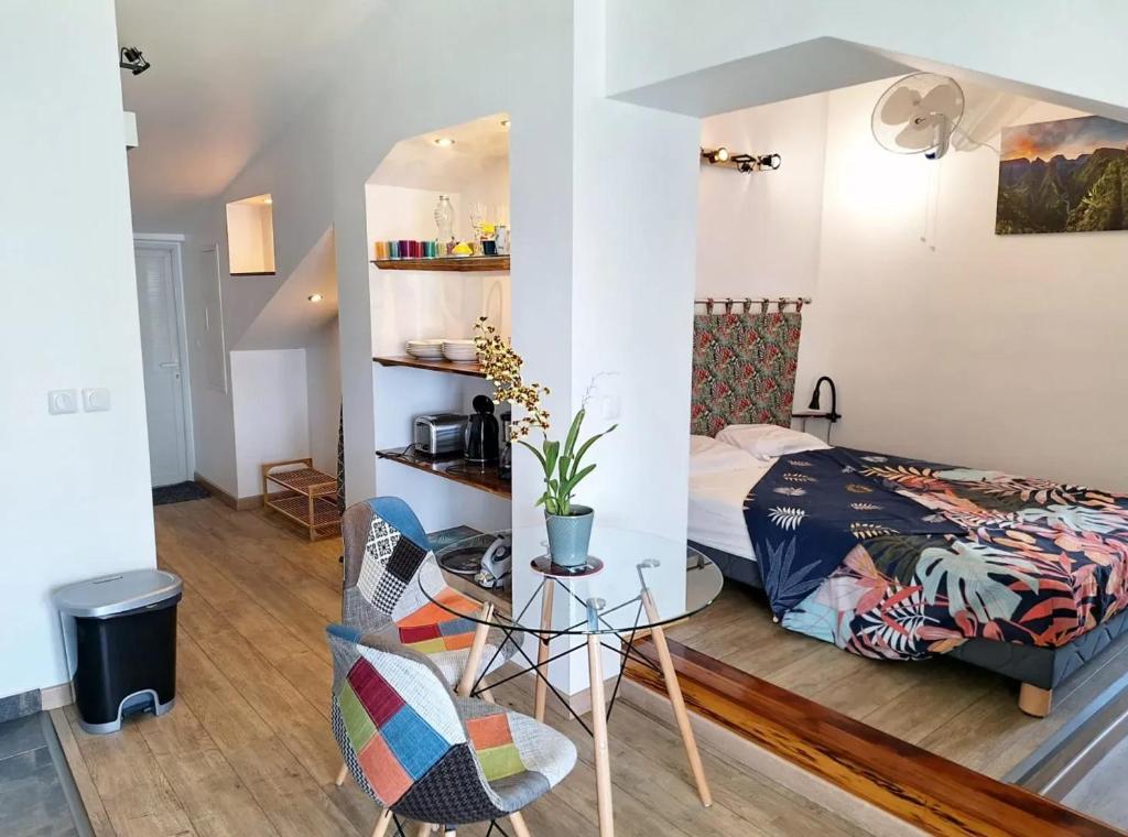 Studio cosy avec vue sur mer à Saint-Leu, 31 m², Saint-Leu