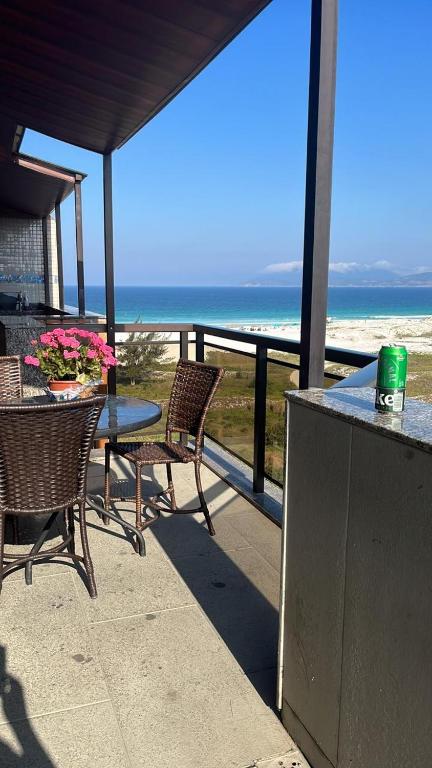 Cobertura 4Q com Jacuzzi Privativa e Vista para o Mar na Praia, Cabo Frio