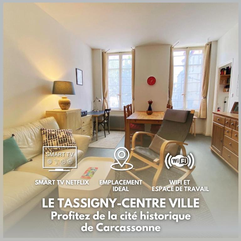 Le Tassigny - Centre ville - proche cité médiévale- Wifi - idéal famille, couple et pro, Carcassonne