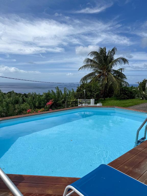 T3 Carbet vue mer piscine et location auto possible, Le Carbet