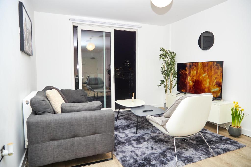 Manc Stays Central Manchester with Balcony, Manchester