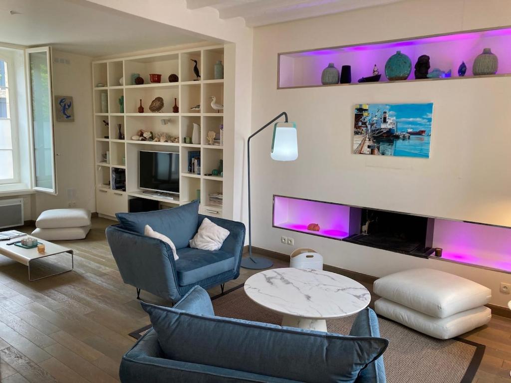 Une pause sous les palmiers - île aux moines, Ile aux Moines