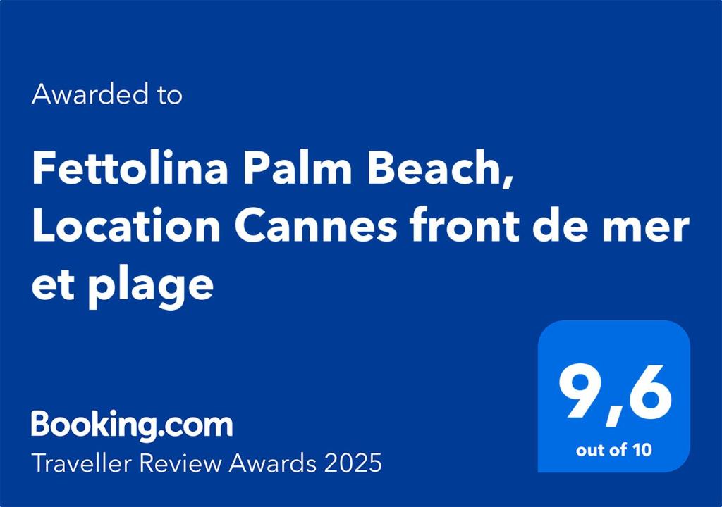 Fettolina Palm Beach, Location Cannes front de mer et plage - 3