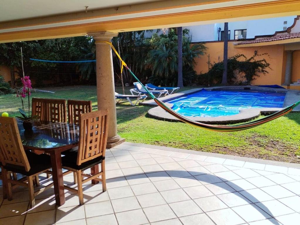 Jardín Casa Chalma con Alberca, Billar & Vóleibol - 4