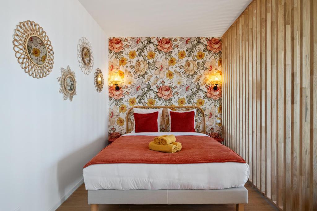Les Orangers, Charmant studio avec coin nuit, incroyable vue sur la ville et la mer, parking - 4