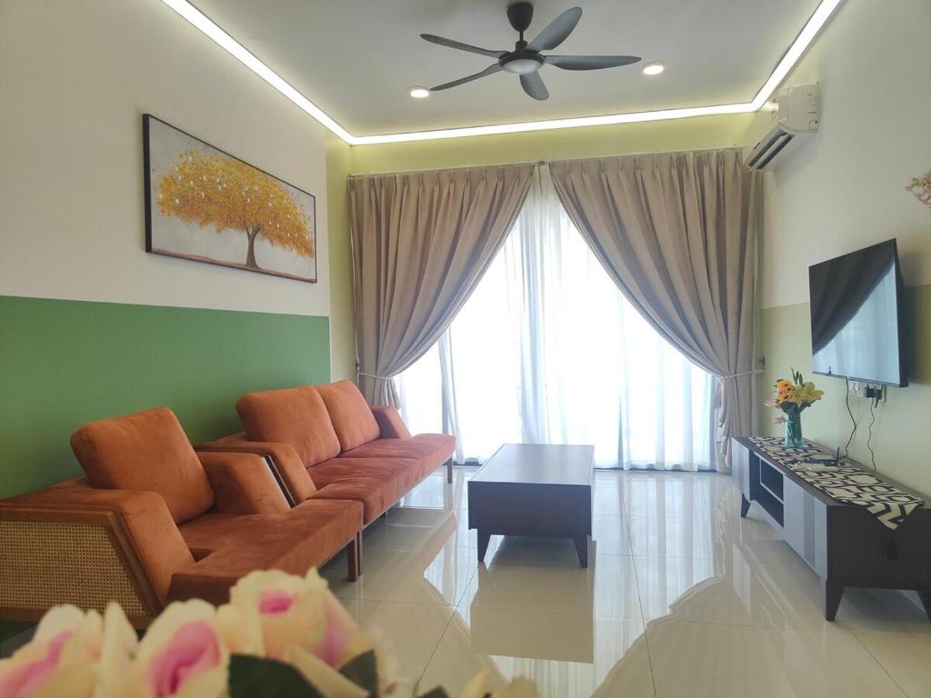 16Johor, nearCIQ, Danga bay Free parking 3BR 15pax, Johor Bahru