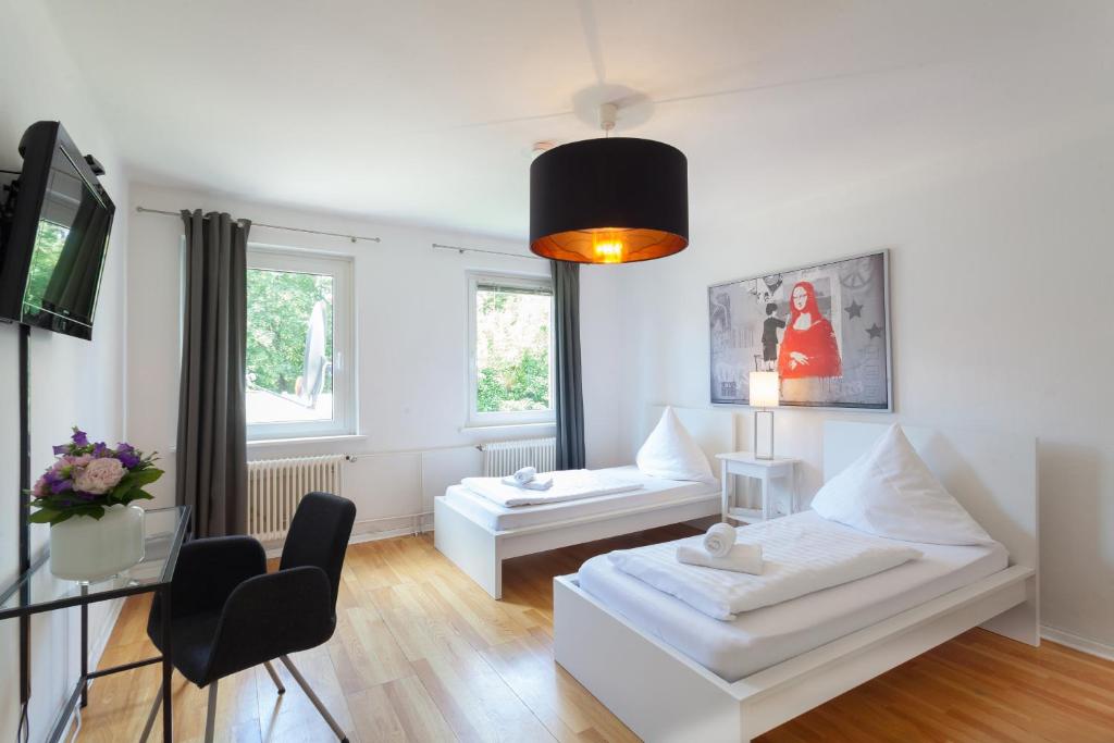 Zwei Zweibettzimmer in Hannover City, Hannover