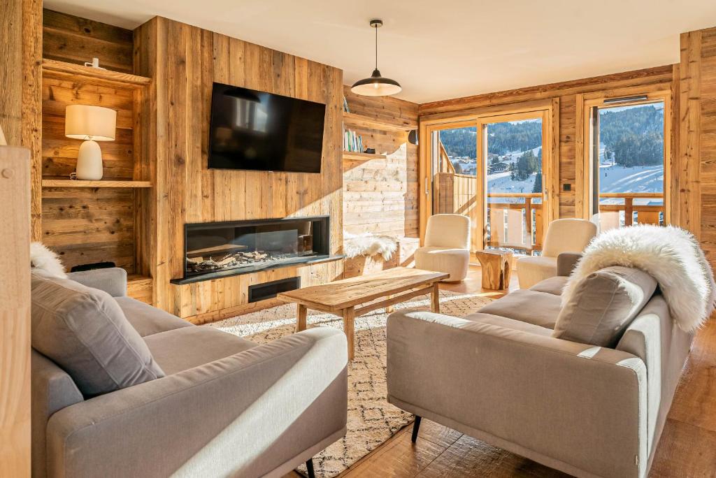 Duplex Pen Men - LES GETS, proche du centre, jacuzzi, superbe vue - 2
