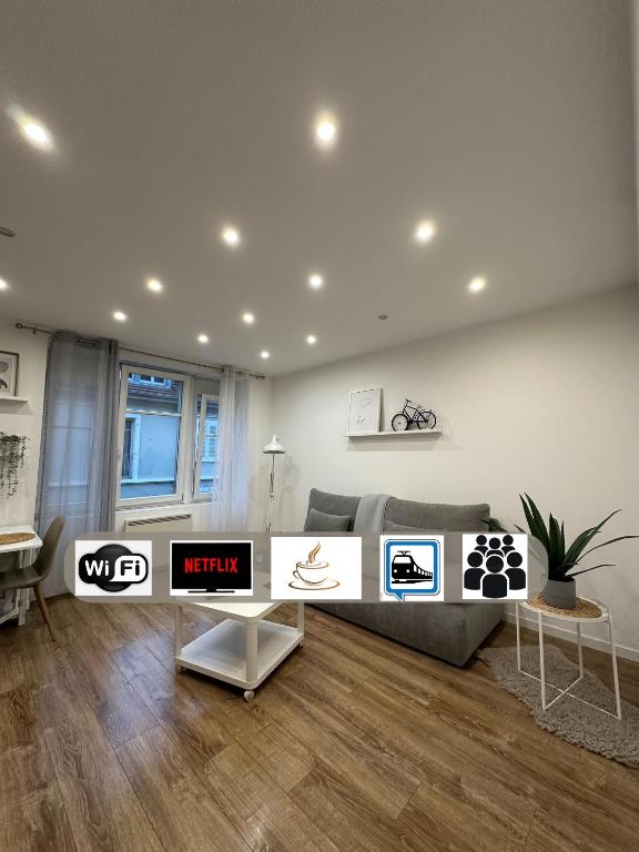 # Le 2 # Très Beau T3 1er étage tout confort, neuf, Mulhouse centre, Mulhouse