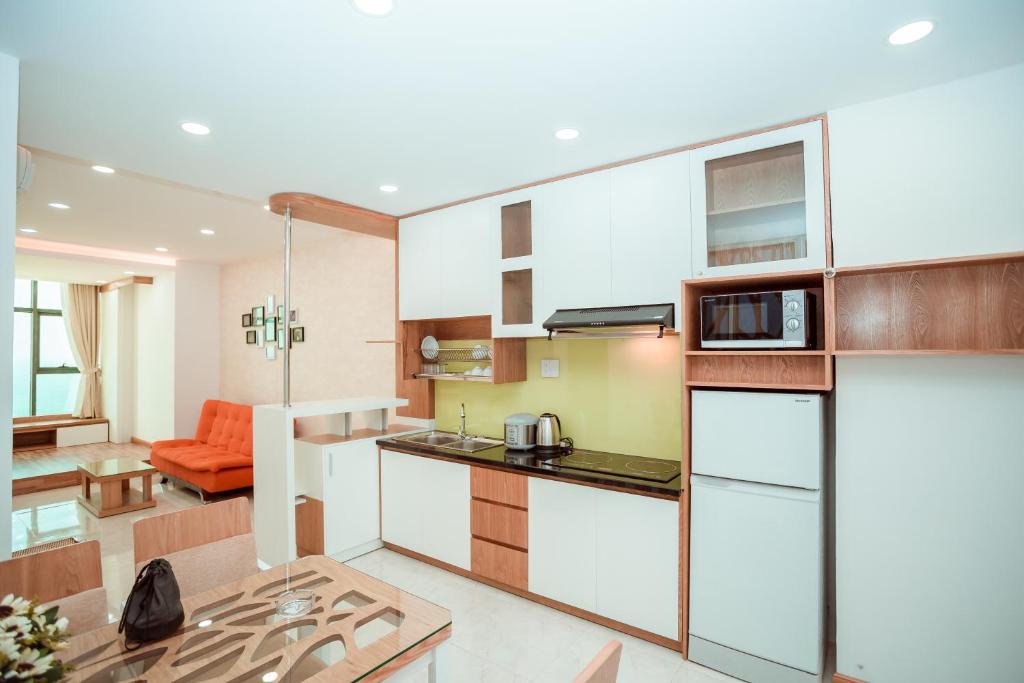 Kitchen, Gold Ocean Apartments Nha Trang in Nha Trang
