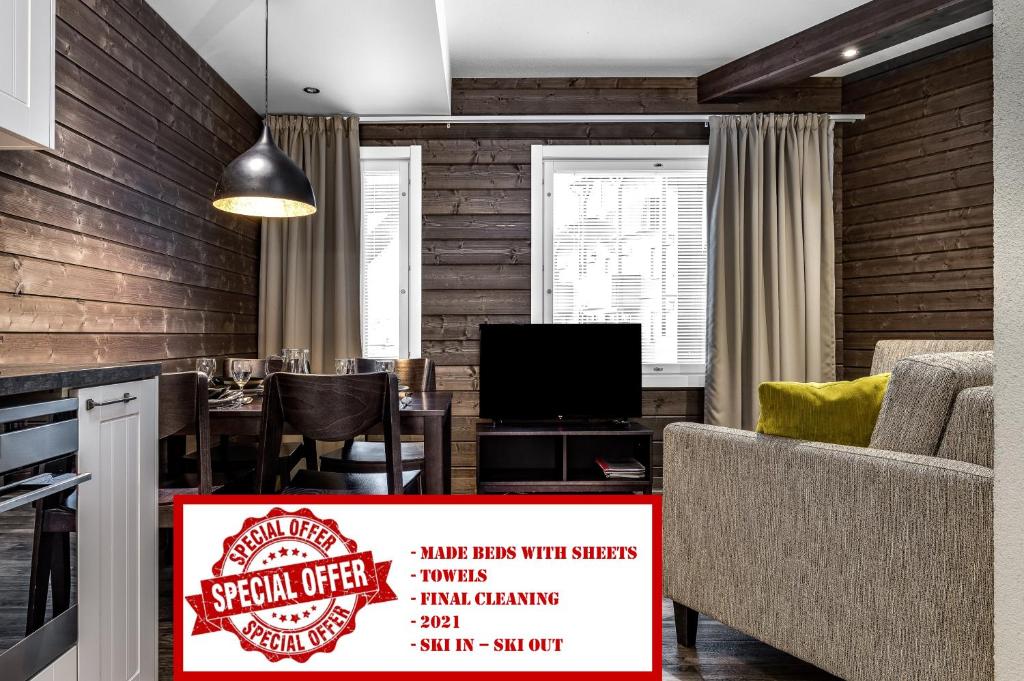 RukaValley Unique46 Ski In - Ski Out, Ruka