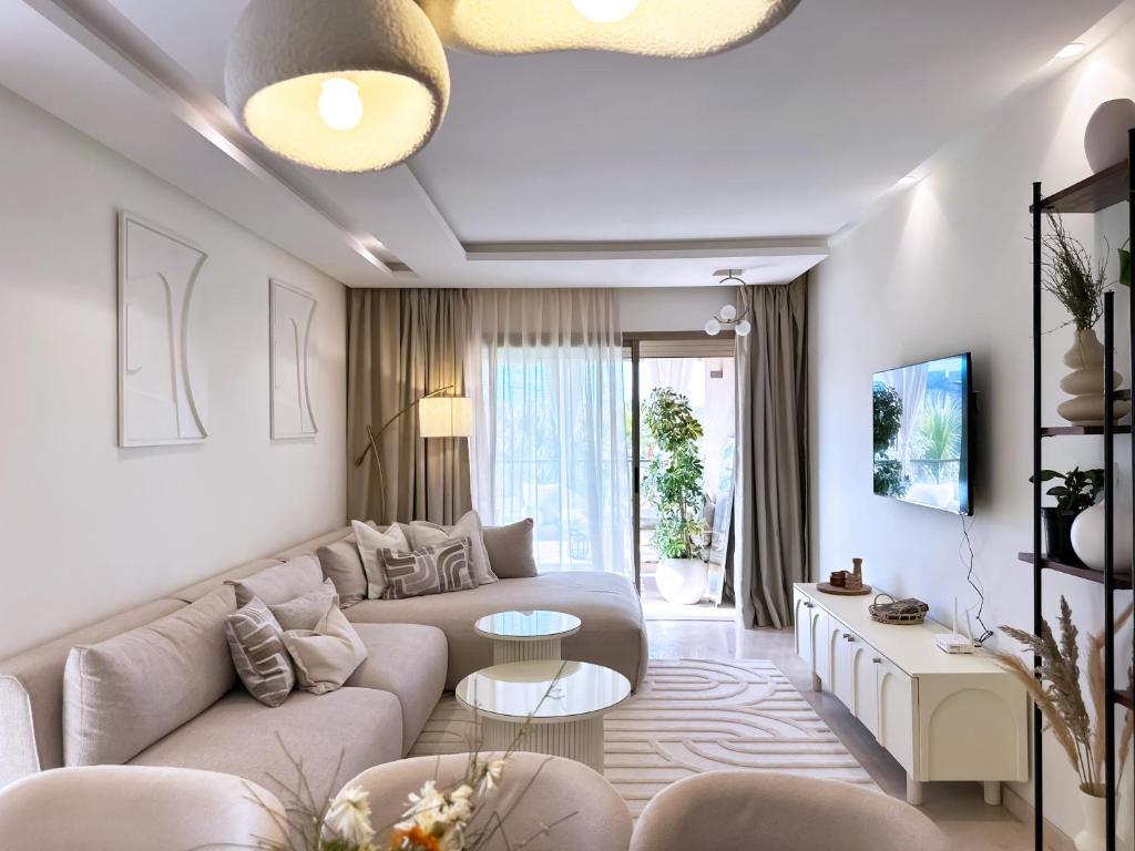 Luxurious, Modern & Cosy Appart In Prestigia, Golf, Pool & View, Marakéš