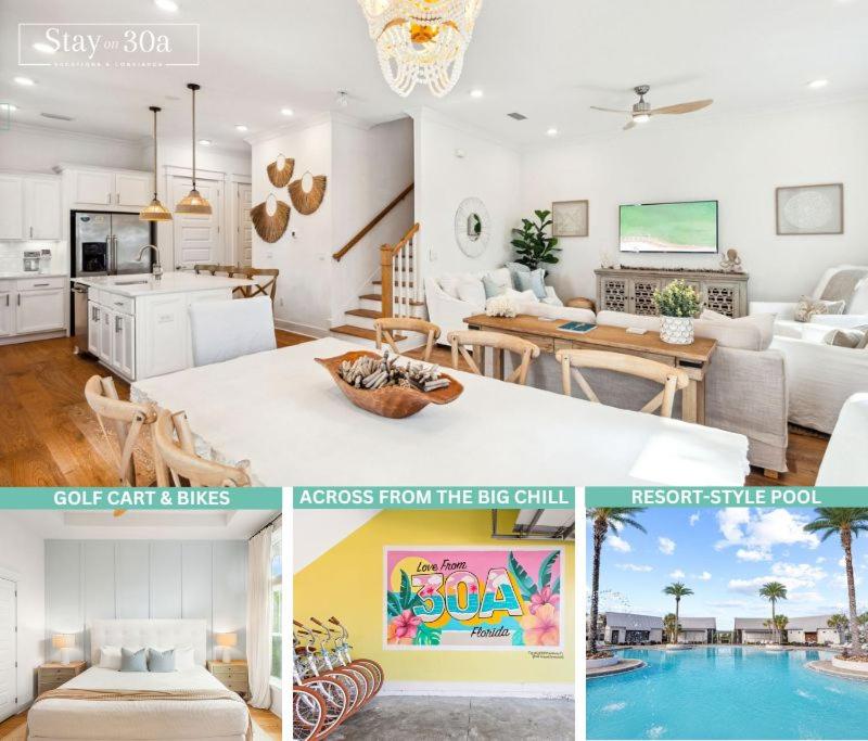 30A Hideaway by Stay on 30a - Pool, Bikes, Golf Cart, Inlet Beach