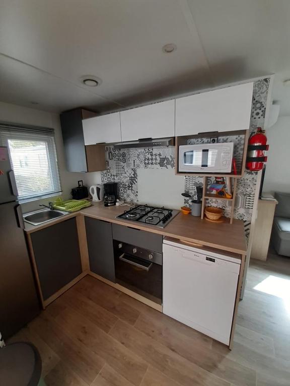 Mobilhome dans Camping Vias plage - 1